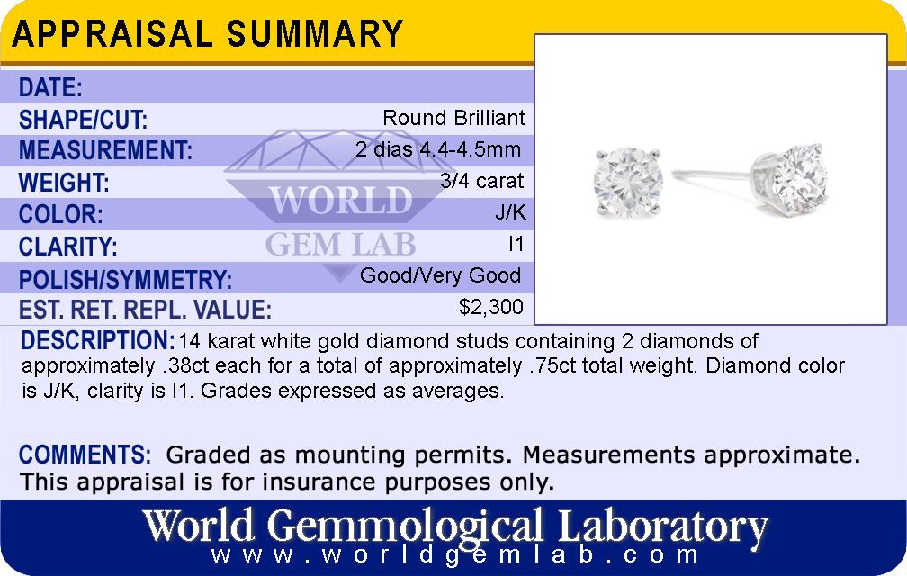Appraisal Card