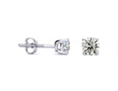 Diamond Stud Earrings: 1/4ct Platinum Diamond Stud Earrings. A Great Deal!