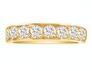 Diamond Bands: 2/3ct Diamond Band in 10k Yellow Gold