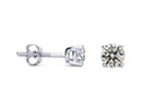 Diamond Stud Earrings: Our Most Affordable 1/2ct Diamond Stud Earrings in 14k White Gold