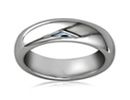 Tungsten Wedding Bands: 5mm Men's Comfort Fit Tungsten Wedding Band, Sizes 4 to 12.5 | SuperJeweler.com

