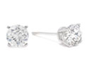 Diamond Stud Earrings: 3/4ct Diamond Stud Earrings Set In 14k White Gold. Our Most Popular.