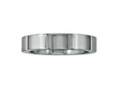 Tungsten Wedding Bands: Classic 4mm Flat Tungsten Band | SuperJeweler.com
