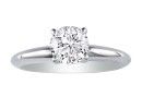 Engagement Rings: Most Affordable 1ct Diamond Engagement Ring in 14k White Gold
