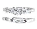 Diamond Bridal Sets: 1/2ct Diamond Bridal Set With 1/4ct Center Diamond in 14k White Gold
