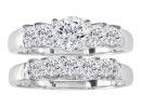 Diamond Bridal Sets: 2ct Diamond Bridal Set With 3/4ct Center Diamond in 14k White Gold