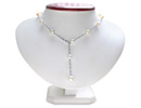 Pearl Jewelry: Freshwater Pearls By The Yard Necklace, Tin Cup Style