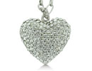 This Swarovski Elements Crystal heart necklace will sparkle brilliantly under the club lights as you dance the night away.  You simply will not believe the sparkle that exudes from these brilliant shimmering Swarovski crystals.  And the chain is so 