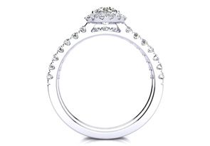 1ct Diamond Bridal Set in 14k White Gold
