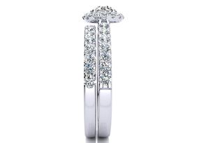 1ct Diamond Bridal Set in 14k White Gold
