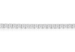 4ct 4-Prong Diamond Tennis Bracelet in 14k White Gold