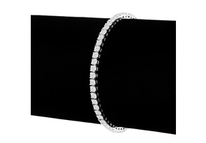 4ct 4-Prong Diamond Tennis Bracelet in 14k White Gold
