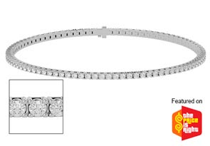 2ct Diamond Tennis Bracelet in White Gold

