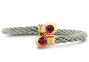 Stainless Steel and Gold Bracelet