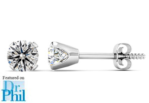 1/2ct Diamond Studs in 14k White Gold
